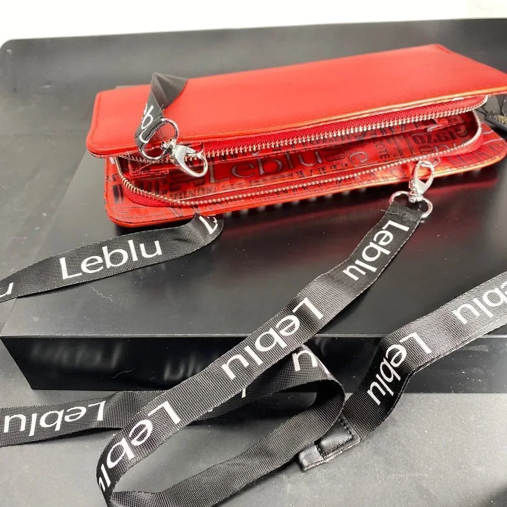 LEBLU Clutch Purse Studded with Colored Marbles